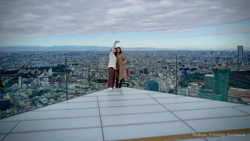 Tokyo: Shibuya Sky, Crossing & Hachiko Guided Tour — photo from the booking listing, Shibuya Sky, Tokyo