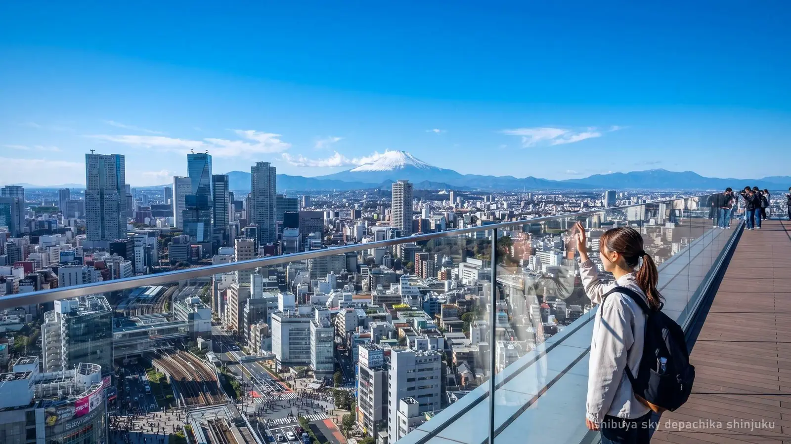 Tokyo: Shibuya Sky Views, Depachika & Shinjuku Gyoen Tour — photo from the booking listing, Shibuya Sky, Tokyo