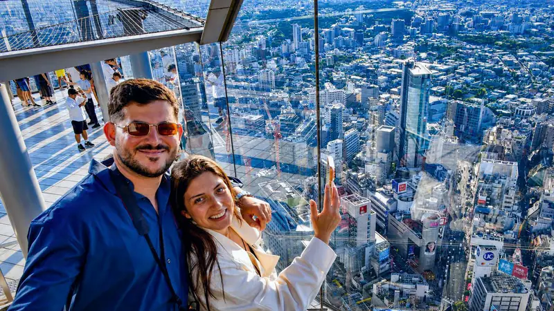 Tokyo: Shibuya Sky, Crossing & Hachiko Guided Tour — photo from the booking listing, Shibuya Sky, Tokyo